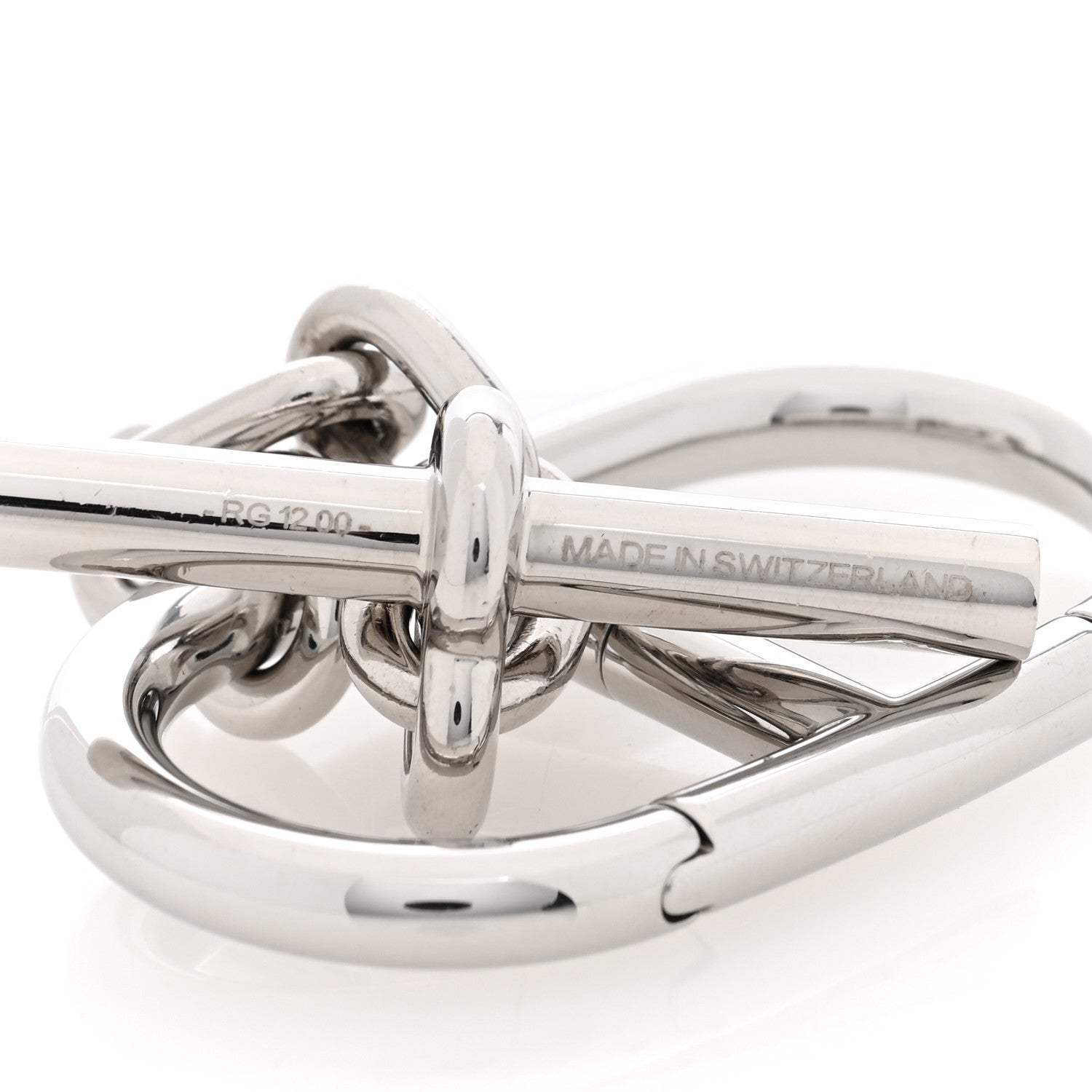 Hermes Palladium Chaine d'Ancre Key Ring 1575489 – FASHIONPHILE