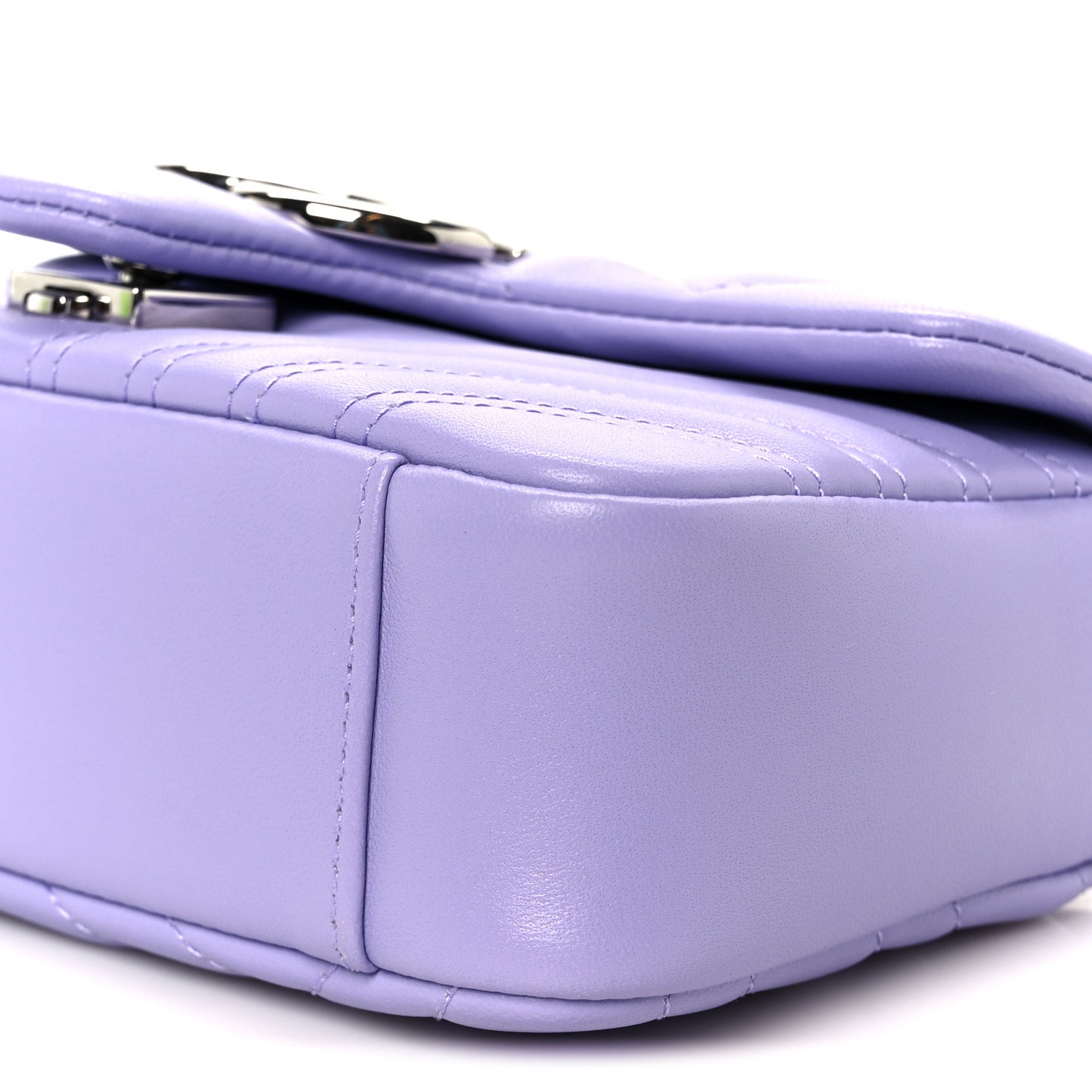 Lambskin Matelasse Small GG Marmont Shoulder Bag Lapis