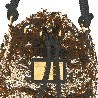 Louis Vuitton Sequin Mini Noe Rococo Gold 8 of 11