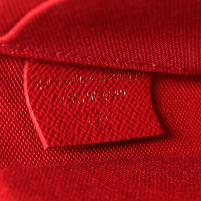 Louis Vuitton Damier Ebene Pochette Felicie Chain Wallet 8 of 13