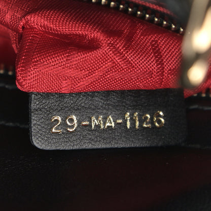 Christian Dior Lambskin Cannage Small Lucky Badges My Lady Dior Black 7 of 12