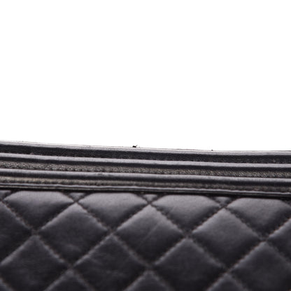 Chanel Lambskin Quilted Small Boy Flap Black 17 of 18