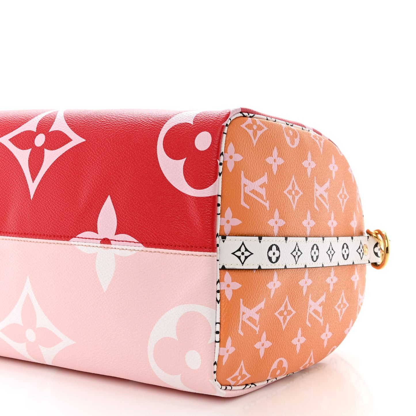 Monogram Giant Speedy Bandouliere 30 Rouge
