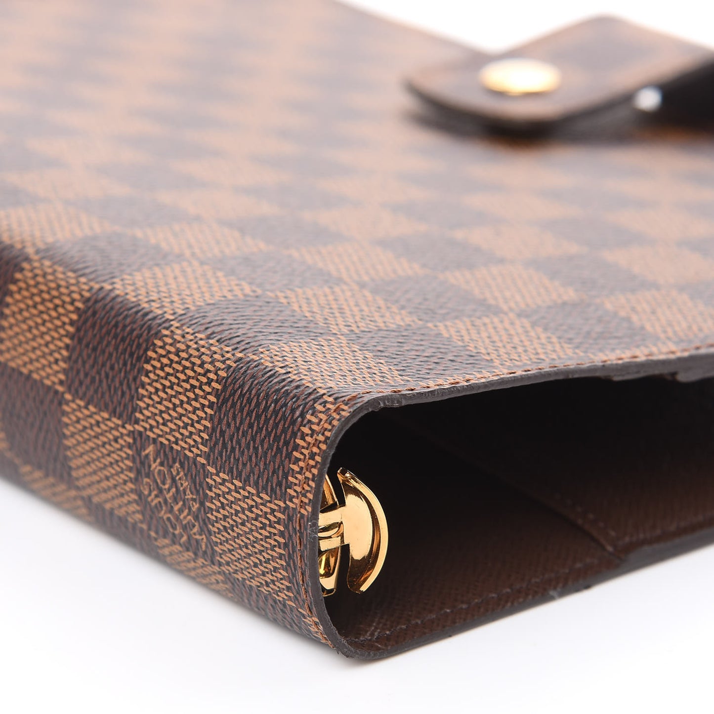 Damier Ebene Large Ring Agenda Cover