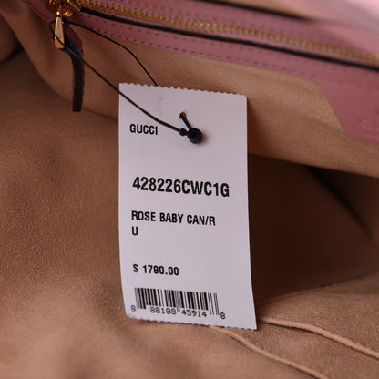 Gucci Guccissima Signature Linea A Foldover Tote Rose Baby Candy 11 of 11