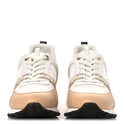 Louis Vuitton Calfskin Damier Azur Run Away Sneakers 40.5 White 3 of 10