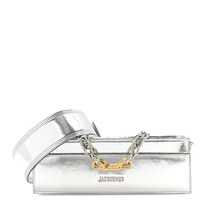 Jacquemus Metallic Calfskin Le Sac Ciuciu Silver 1 of 9