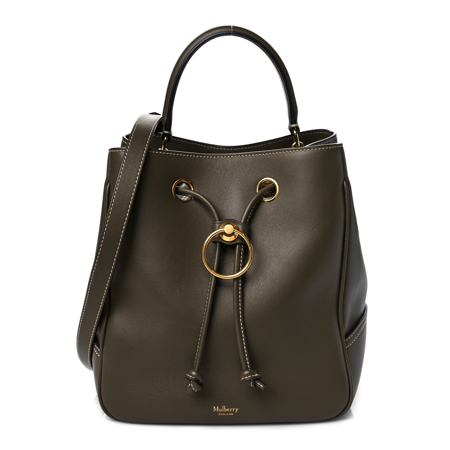 Mulberry Small Classic Grain Small Hampstead Olive 1 of 8