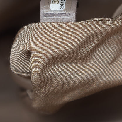 Chanel Grained Calfskin Quilted Large Zipped Shopping Tote Taupe 7 of 13