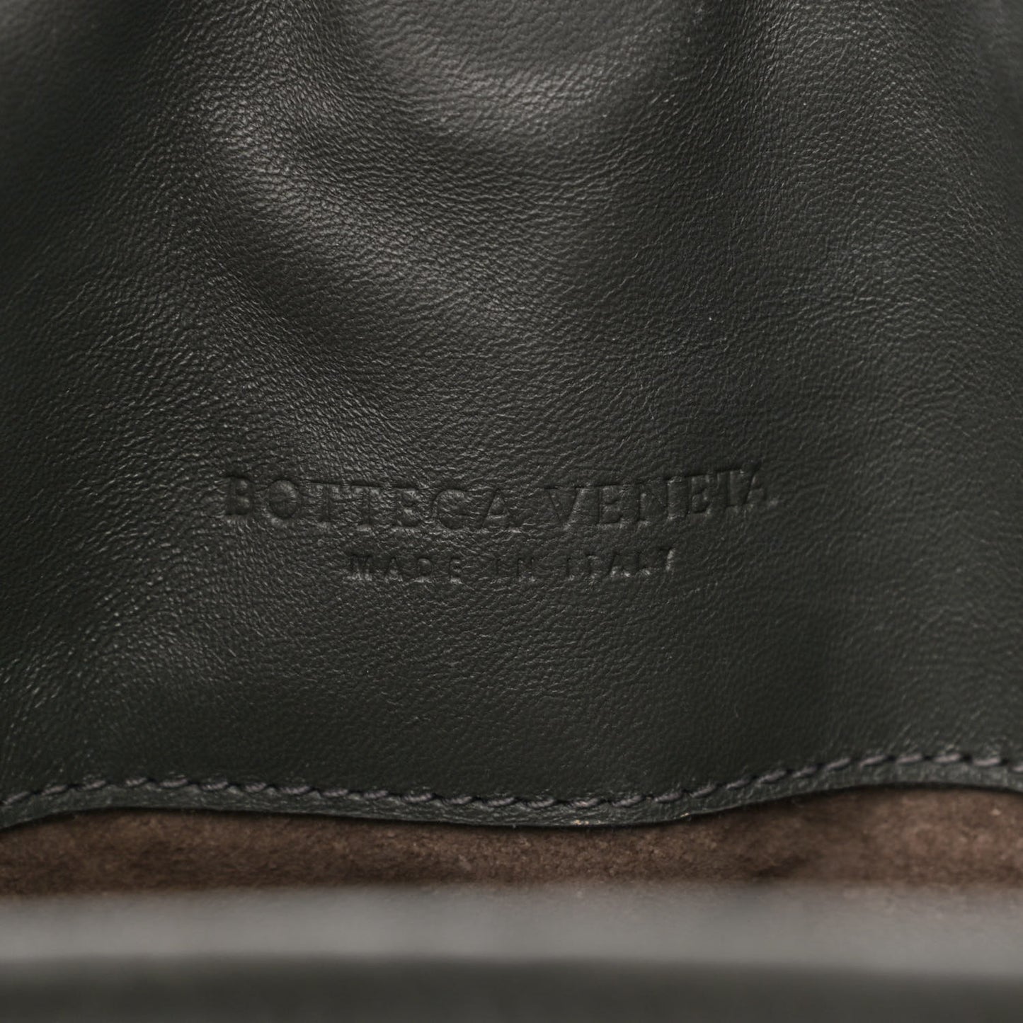 Nappa Intrecciato Parachute Bag Grey