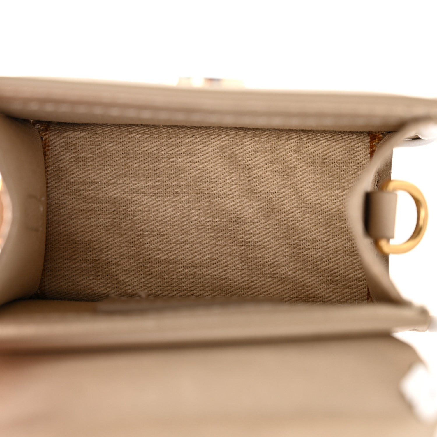 Jacquemus Calfskin Le Chiquito Whipstitch Beige 5 of 13