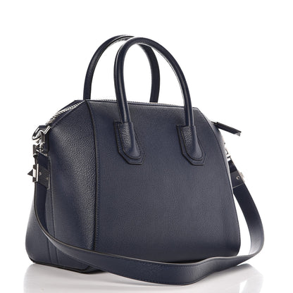 Givenchy Sugar Goatskin Small Antigona Night Blue 4 of 9