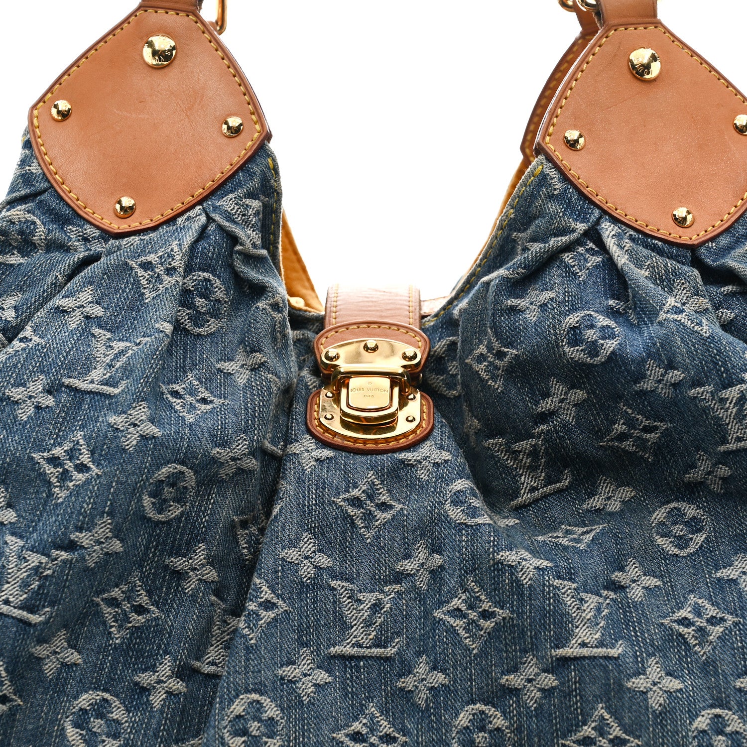 Louis Vuitton Denim Mahina XL Blue 7 of 9