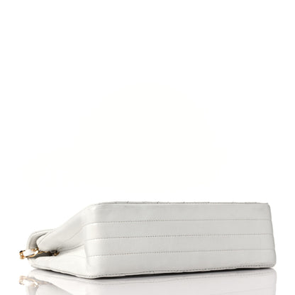 Chanel Lambskin Quilted Small Single Flap White 3 of 8