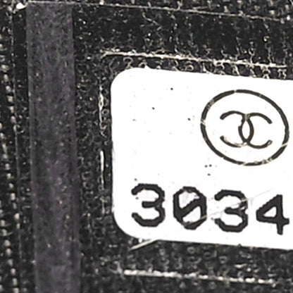 Chanel Caviar Quilted Boy Card Holder Black 8 of 9