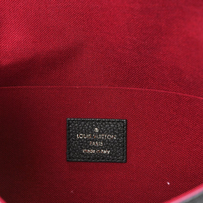 Louis Vuitton Empreinte Monogram Giant Felicie Pochette Black Beige 7 of 15