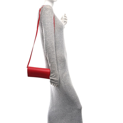 Burberry Grainy Calfskin Logo Henley Wallet On Chain Red 2 of 15