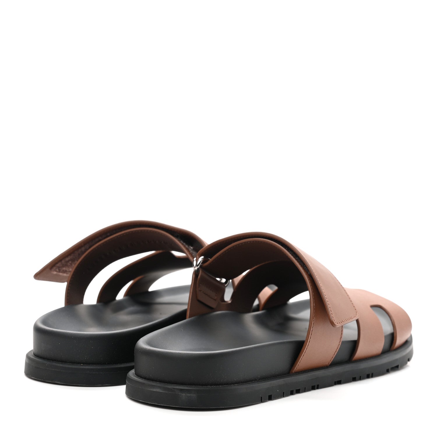 Hermes Epsom Womens Chypre Sandals 39 Natural 4 of 8