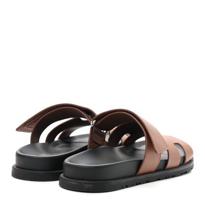 Hermes Epsom Womens Chypre Sandals 39 Natural 4 of 8