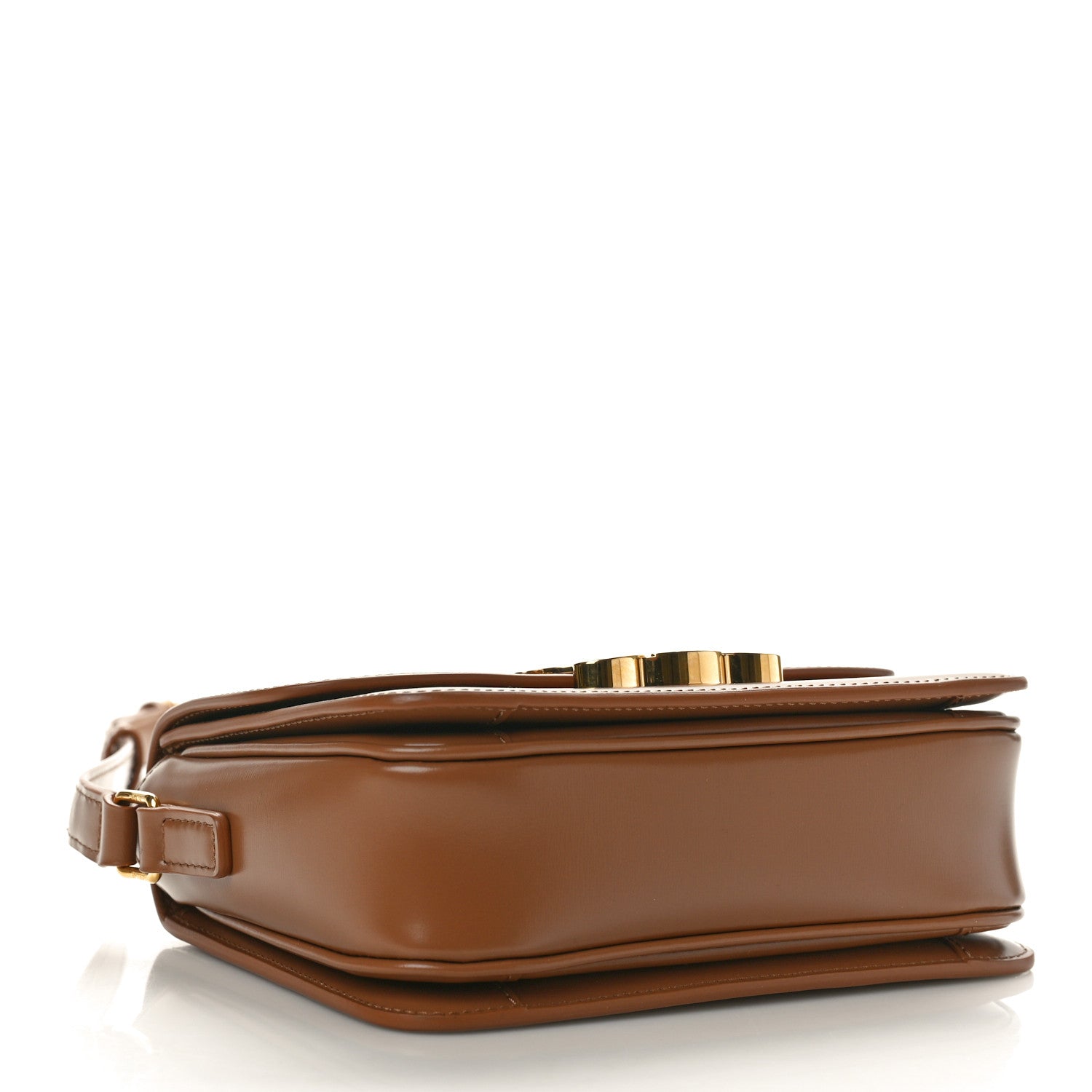 Celine Shiny Calfskin Teen Triomphe Bronze 4 of 9