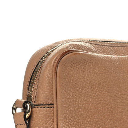 Gucci Pebbled Calfskin Small Soho Disco Bag Camelia 7 of 9
