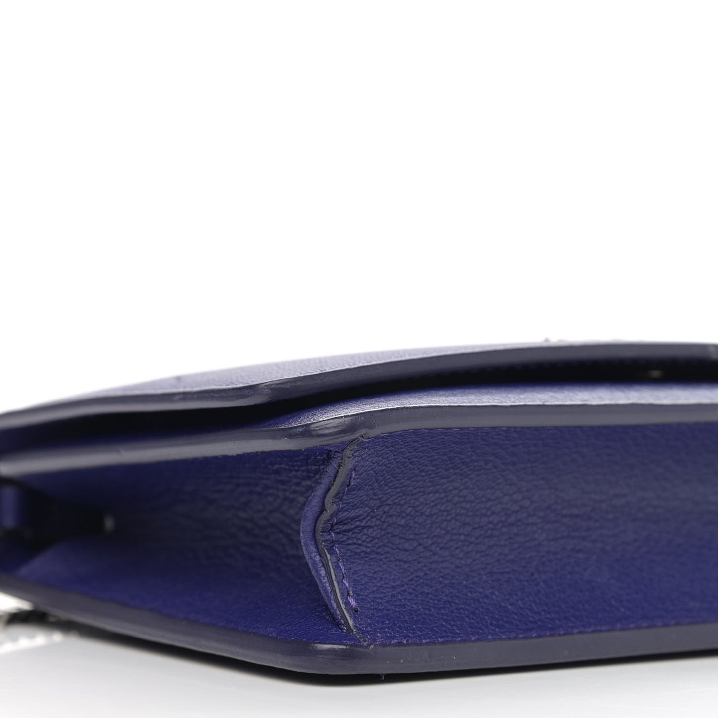 Sugar Goatskin Pandora Chain Wallet Cobalt Blue