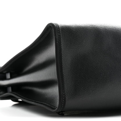 Hermes Toile H Berline Vache Hunter Herbag Zip PM Black Bleu Nuit 10 of 11