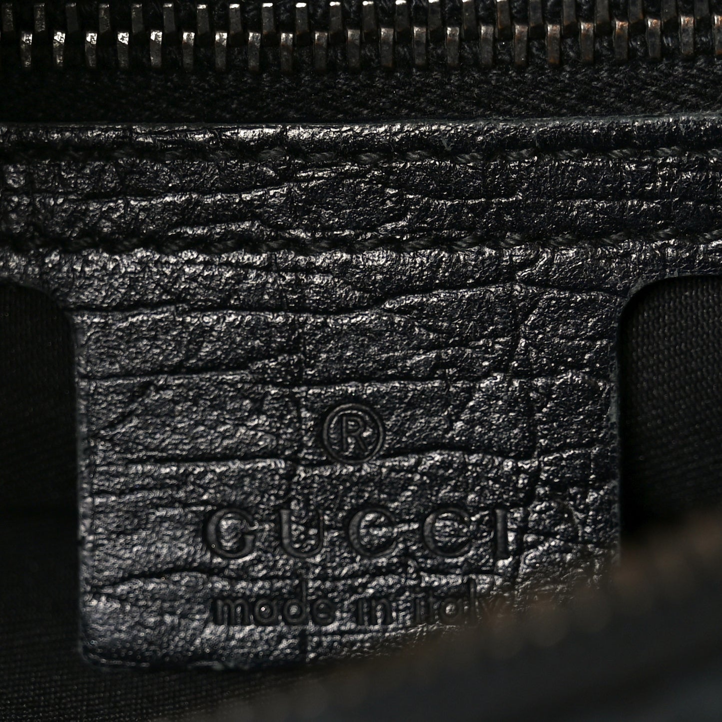 Monogram Medium Horsebit Chain Hobo Black