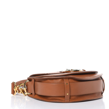 Chloe Grained Calfskin Large Tess Bag Caramel 4 of 8