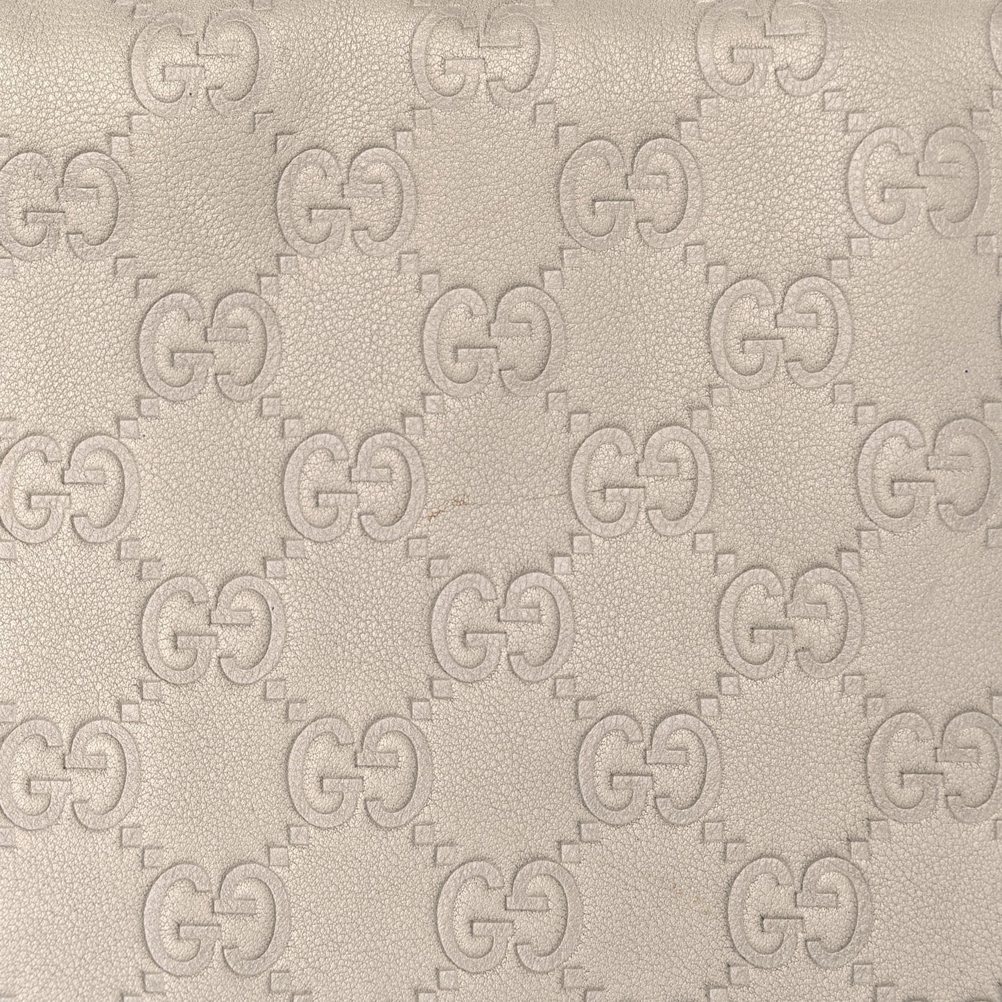 Guccissima Flap Messenger Bag Ivory