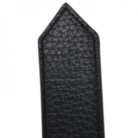 Louis Vuitton Calfskin Monogram 30mm LV Morningram Reversible Belt 85 34 Black 4 of 8