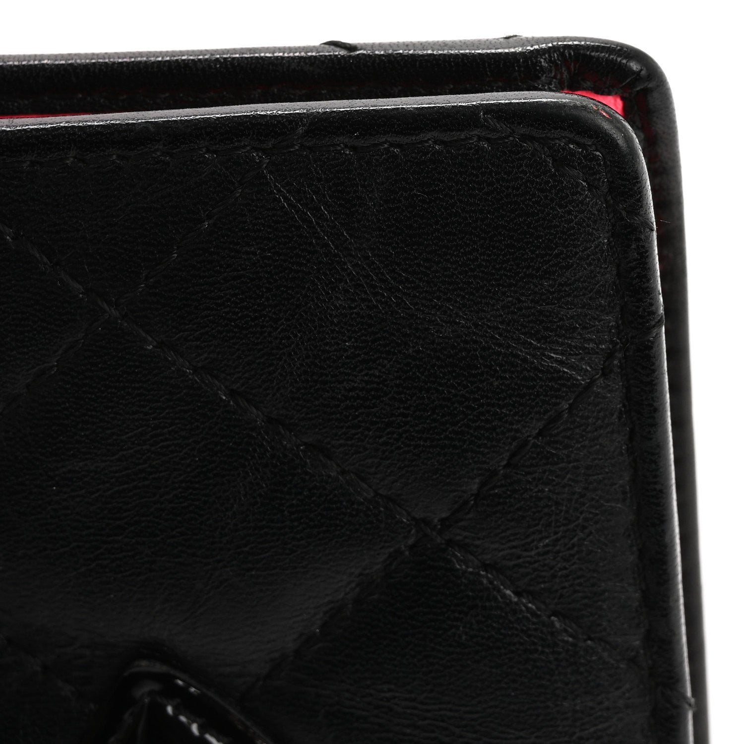 Chanel Calfskin Quilted Cambon Yen Wallet Black 17 of 19
