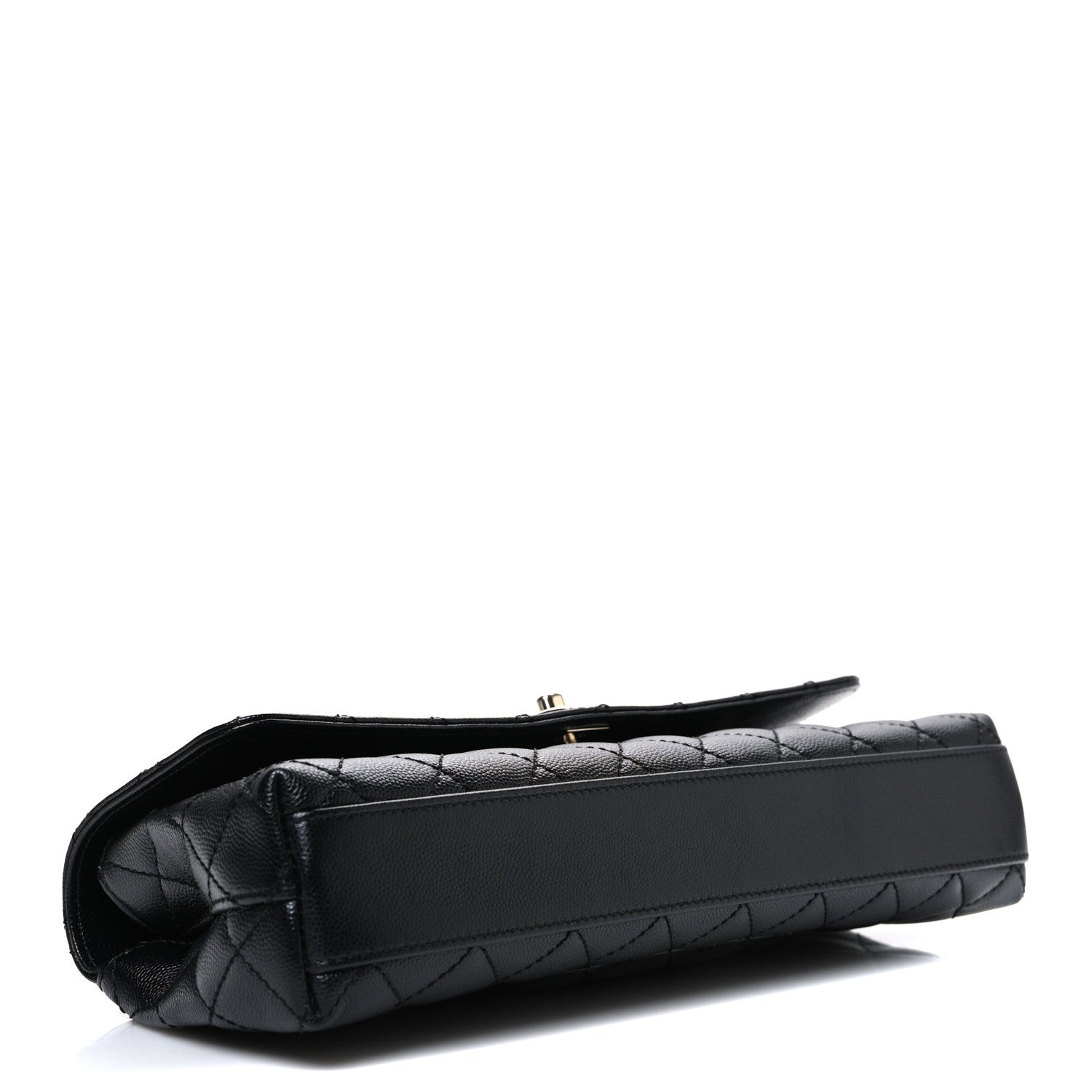 Chanel Caviar Quilted Maxi East West Coco Handle Flap Black 4 of 10