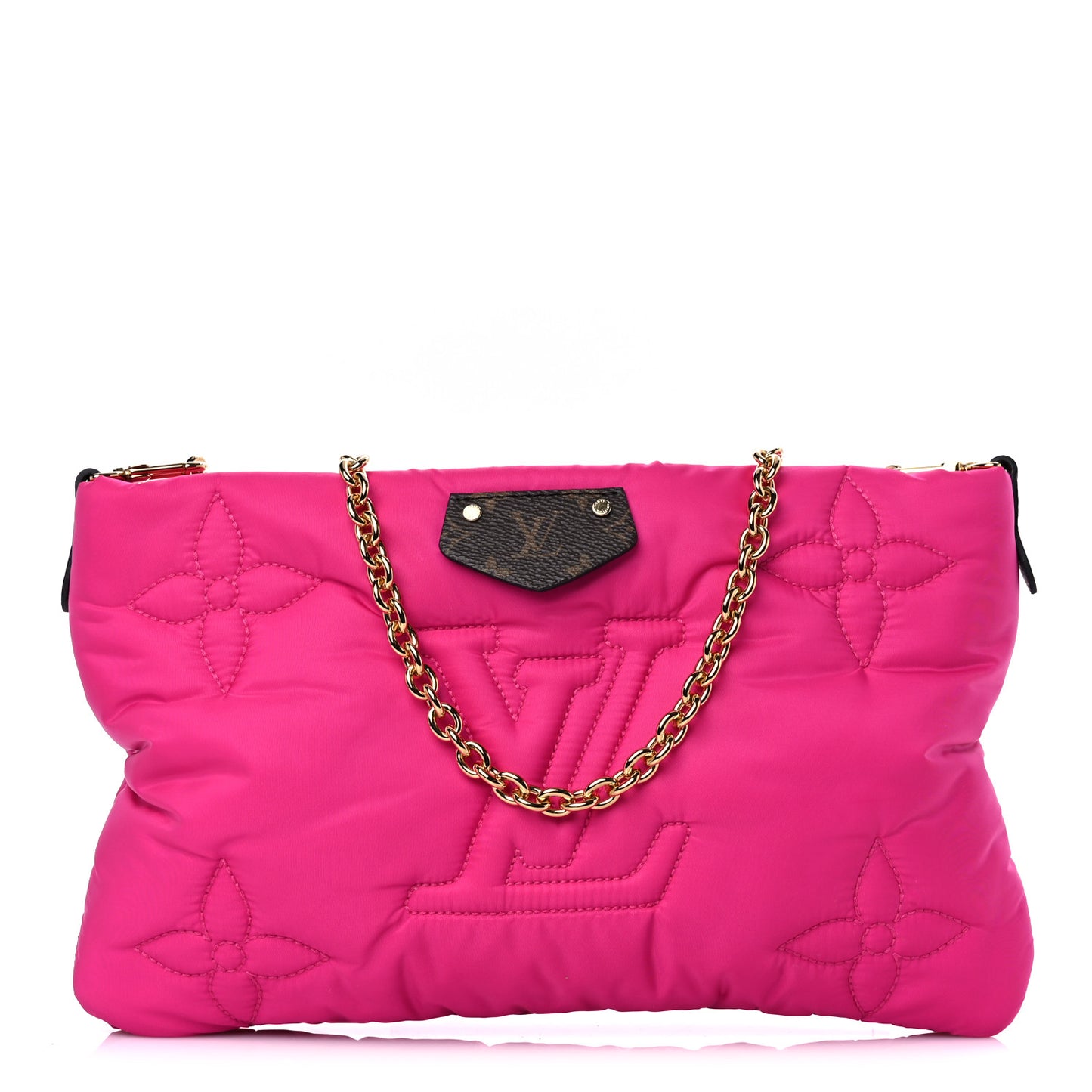 Econyl Monogram Pillow Maxi Multi Pochette Accessories Mini Pochette Fuchsia