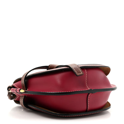 Loewe Calfskin Small Gate Crossbody Bag Garnet Pomodoro 4 of 14
