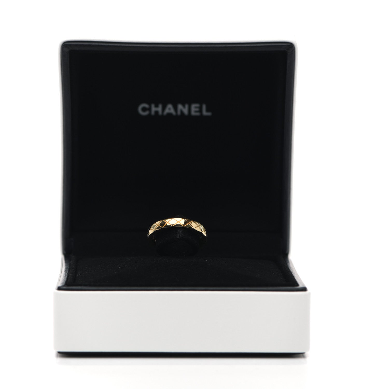 Chanel 18K Yellow Gold Mini Coco Crush Ring 50 5.25 5 of 5