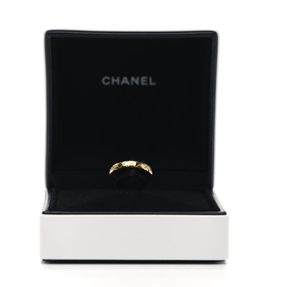 Chanel 18K Yellow Gold Mini Coco Crush Ring 50 5.25 5 of 5