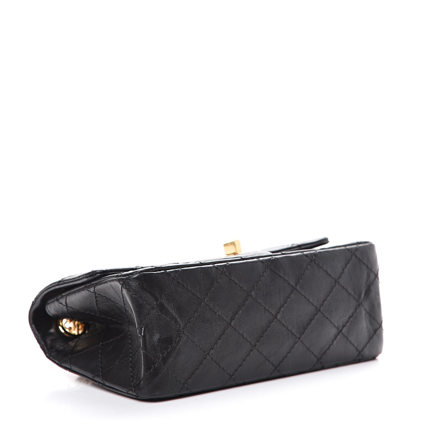 Chanel Aged Calfskin Quilted 2.55 Reissue Mini Flap Black 3 of 11