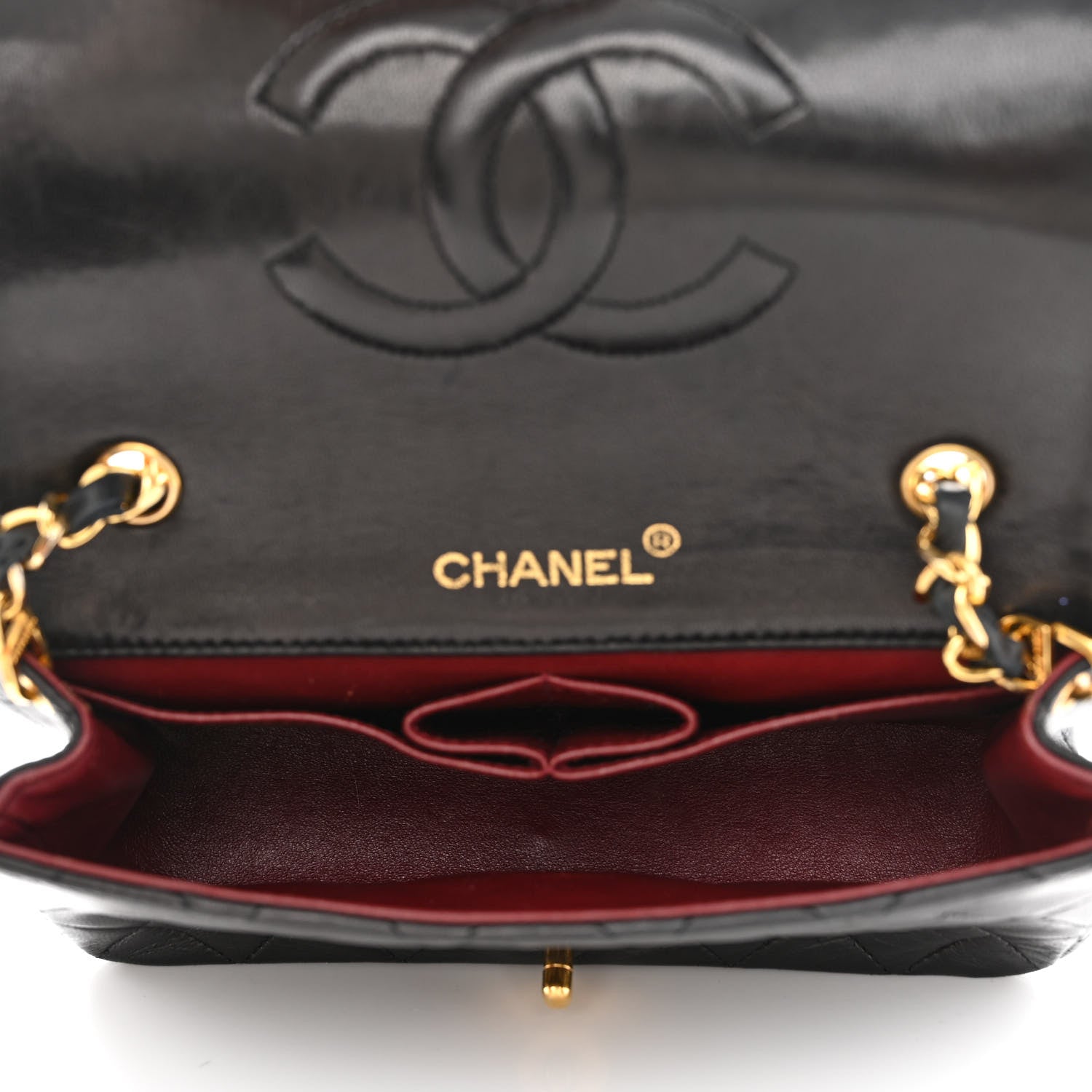 Chanel Lambskin Quilted Small Single Flap Black 5 of 12