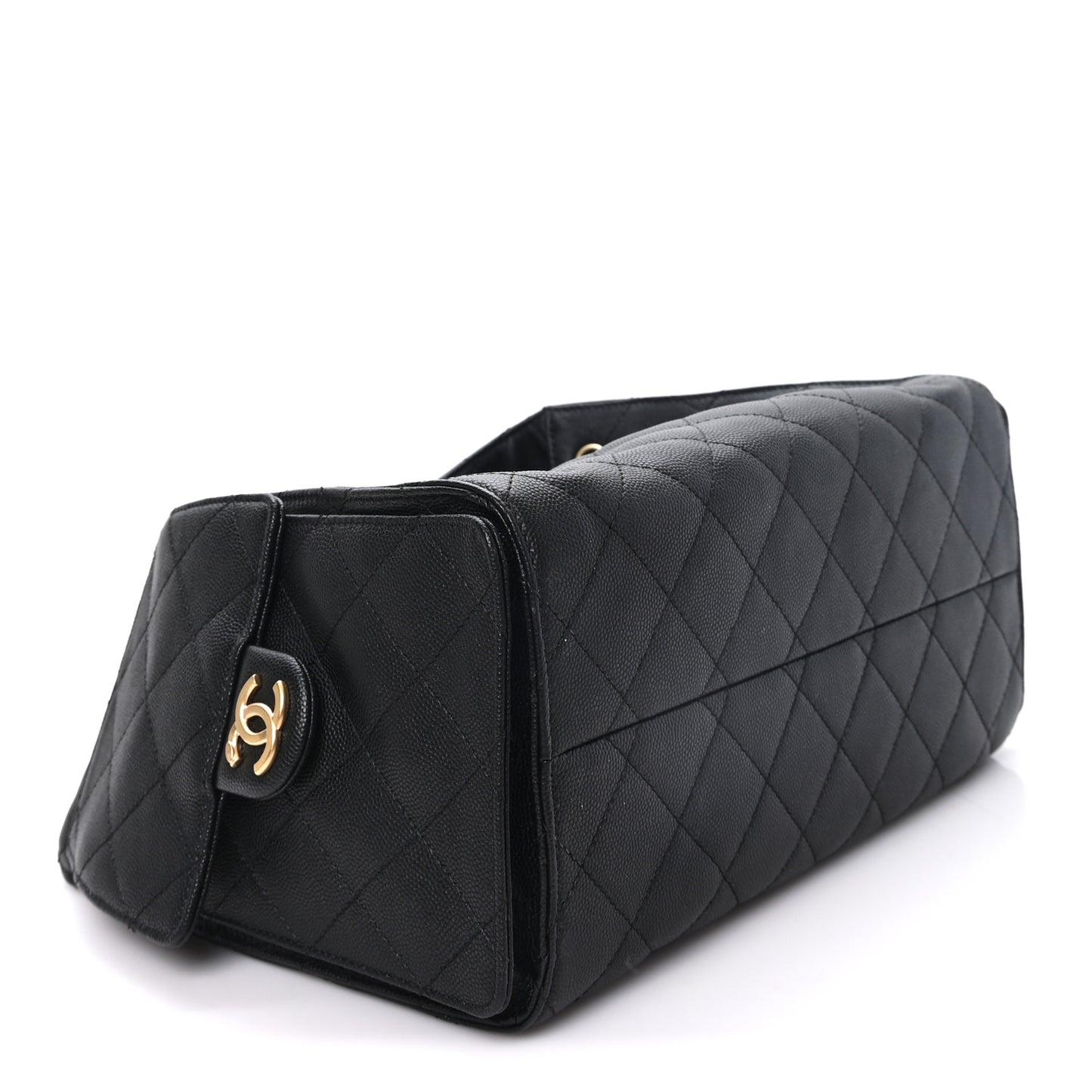 Caviar Quilted Small Chanel 25 Handbag Black