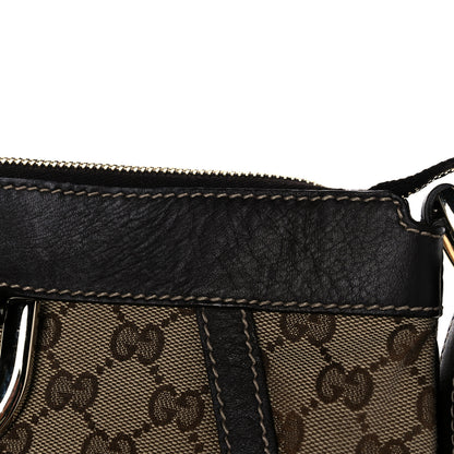 Gucci Monogram Small D Gold Ring Messenger Dark Brown 10 of 11