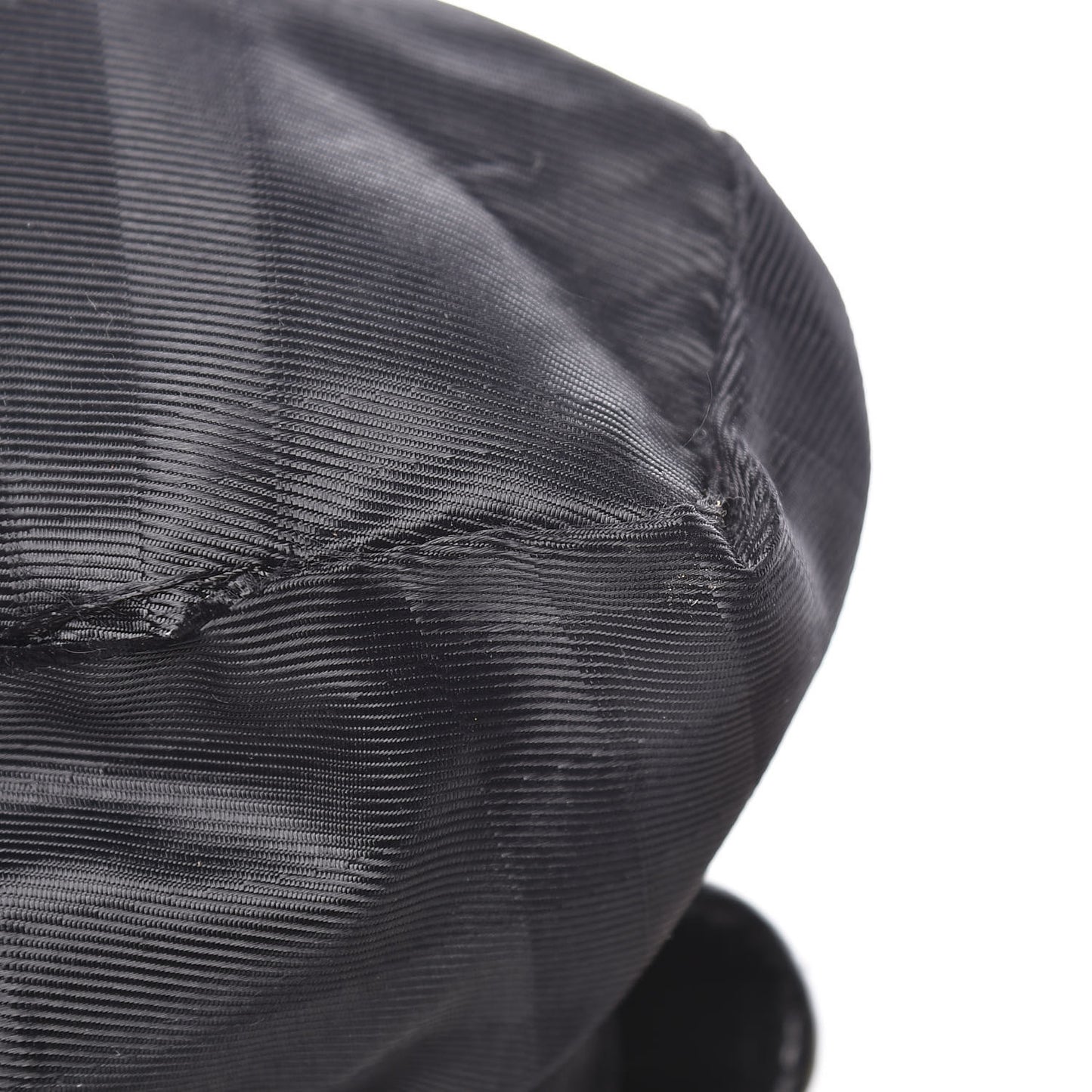 House Check Quilted Tote Black