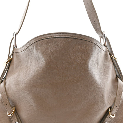 Givenchy Tumbled Calfskin Medium Voyou Bag Taupe 8 of 10