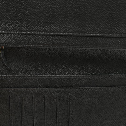 Chanel Caviar Quilted Reissue Yen Wallet Black 10 of 10