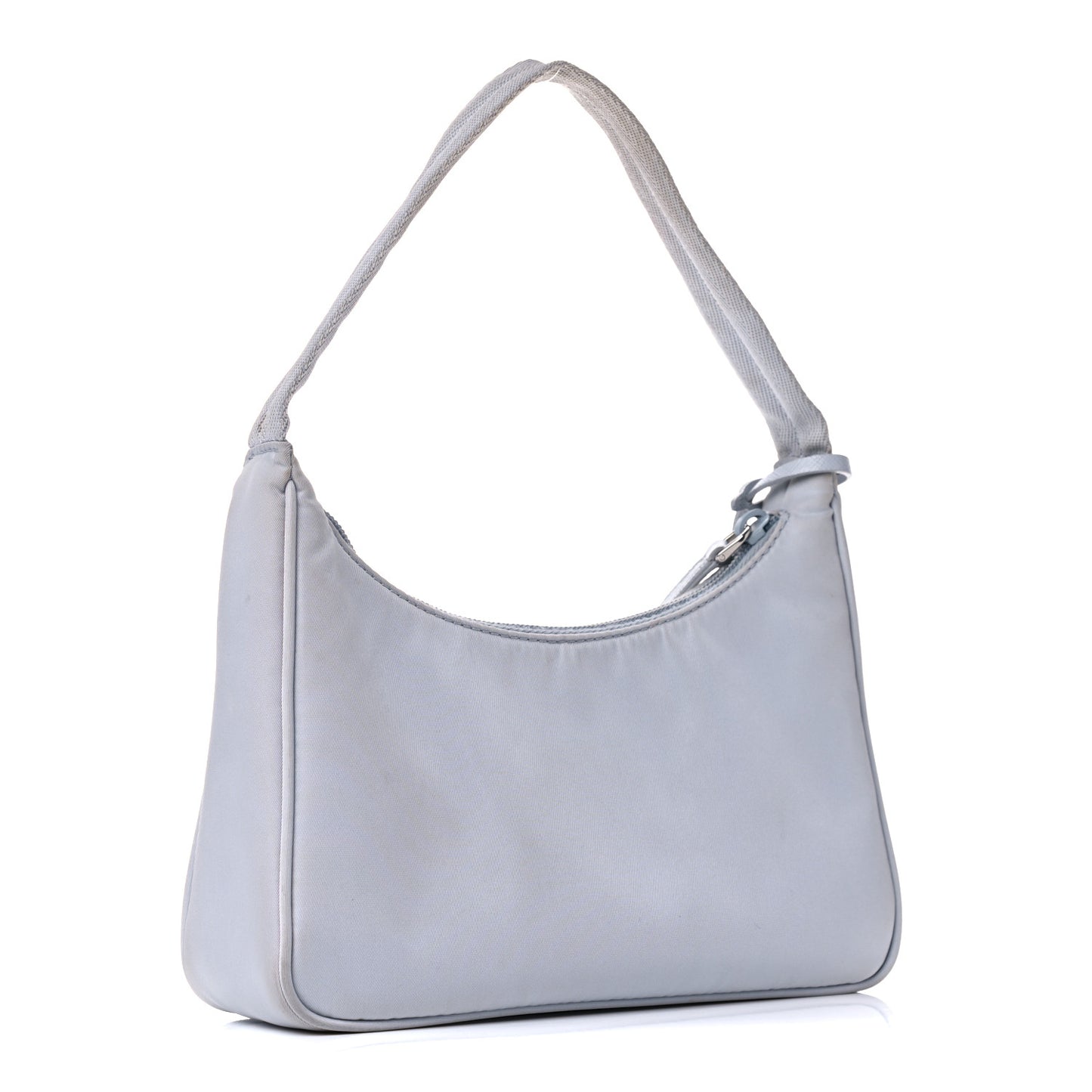 Re-Nylon Saffiano Mini Re-Edition 2005 Bag Fiordaliso