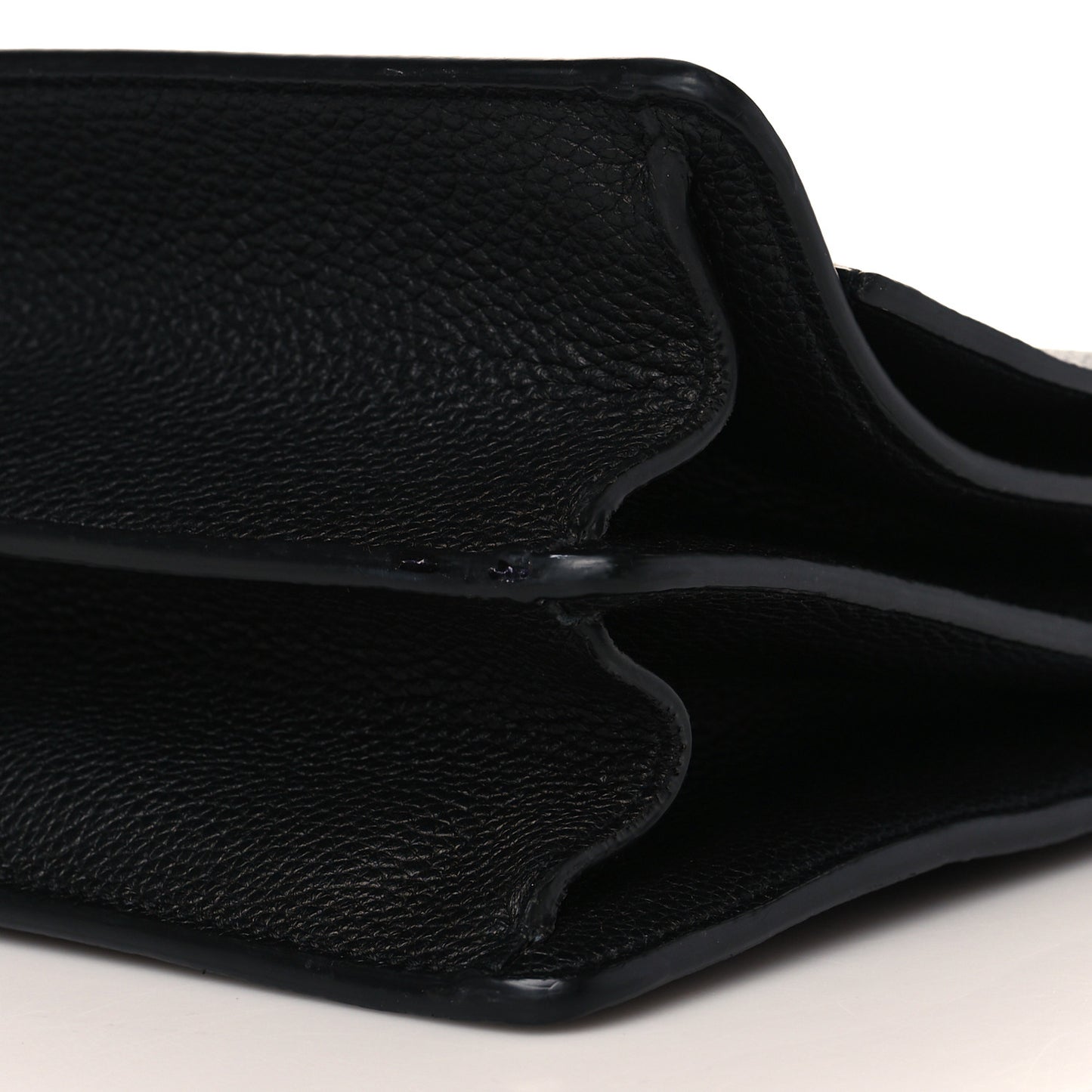 Grained Calfskin Medium Monogram Sunset Crossbody Black