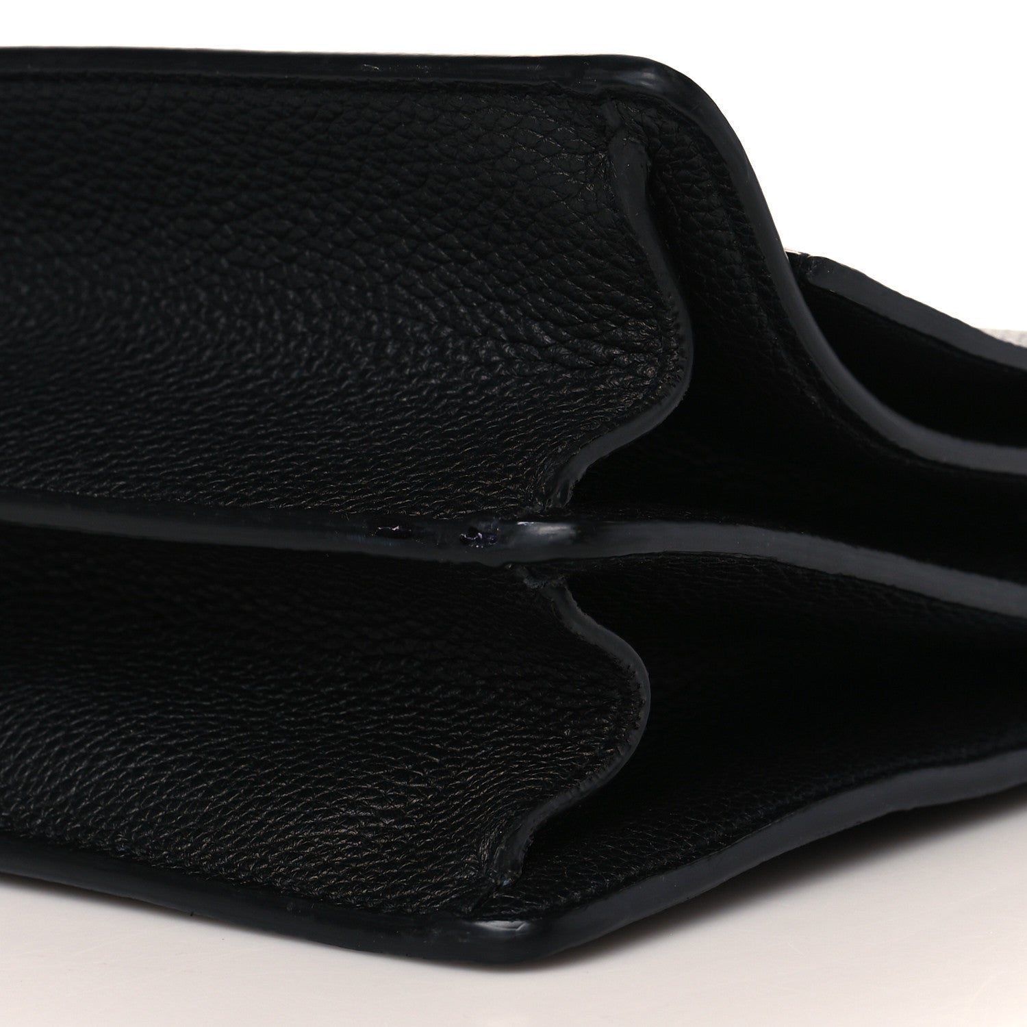 Saint Laurent Grained Calfskin Medium Monogram Sunset Crossbody Black 9 of 9