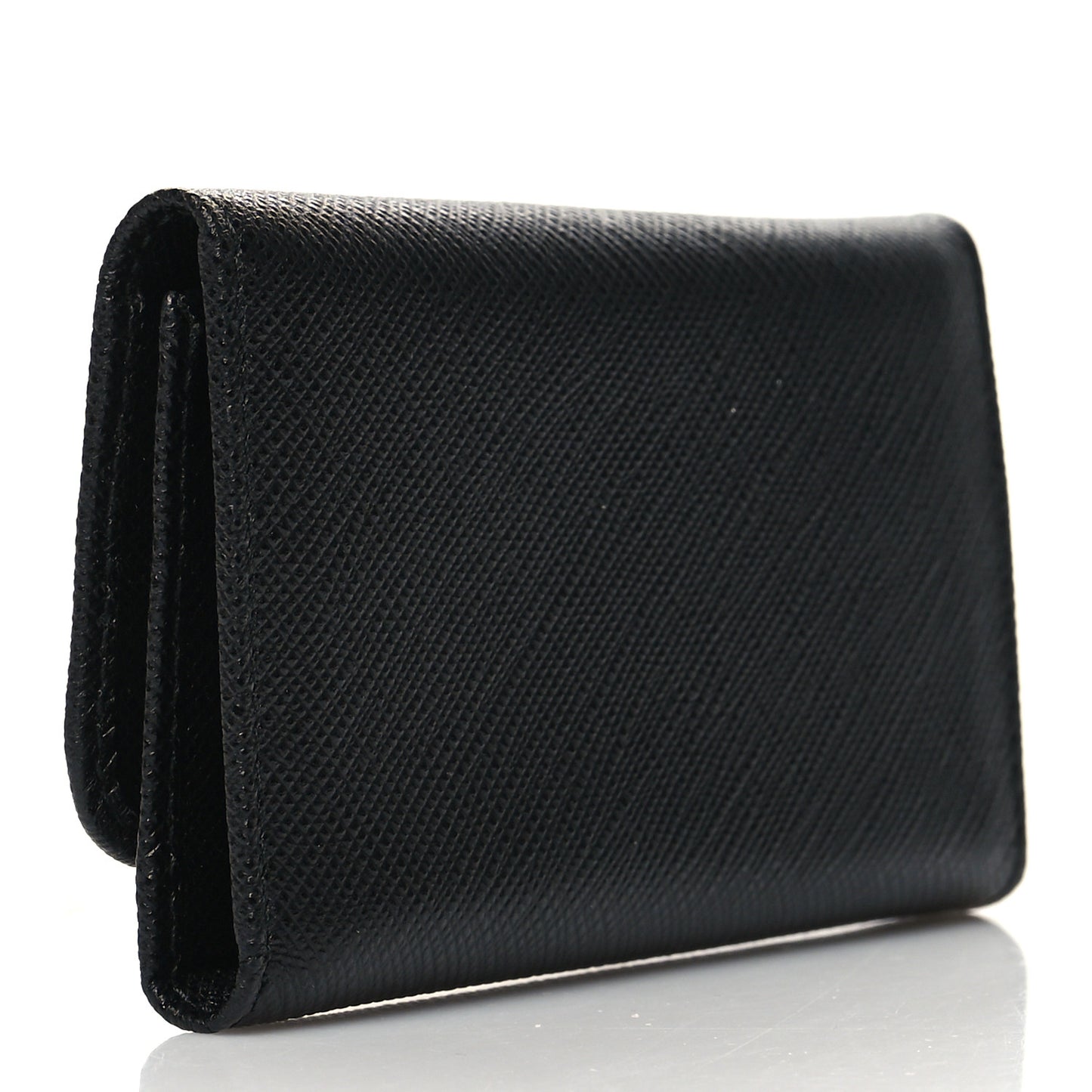 Saffiano Metal 6 Key Holder Nero Black