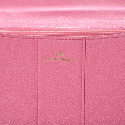 Delvaux Grained Calfskin MM Brillant Satchel Pink 7 of 17