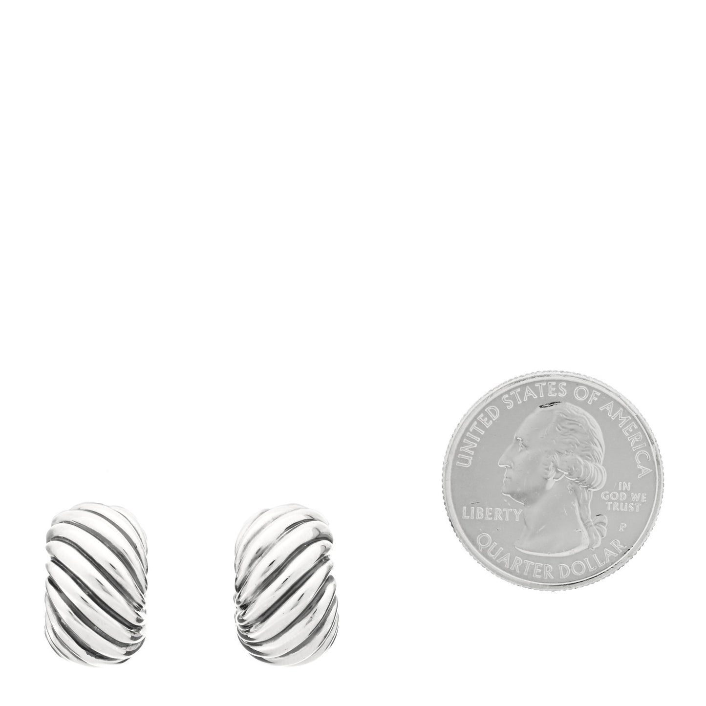 Sterling Silver Cable Classics Hoop Earrings